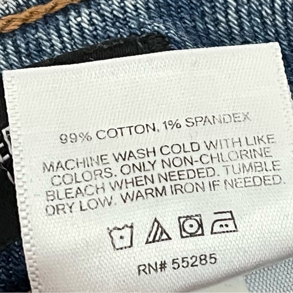 Express 8S low Rise Washed Baggy Straight 0784 Cargo Relax Straight Jeans short - Picture 10 of 13